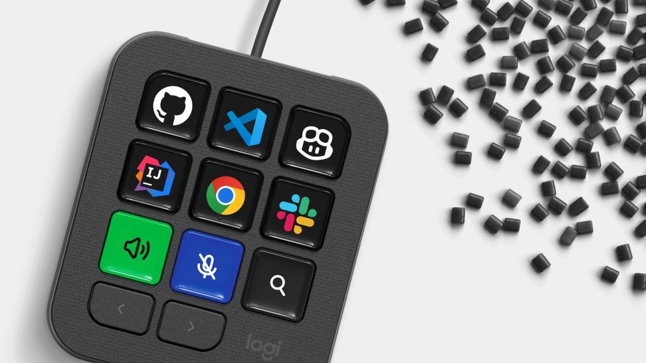 Logitech lance le MX Keypad un pavé de commande de neuf touches LCD pensé pour le code et l'IA