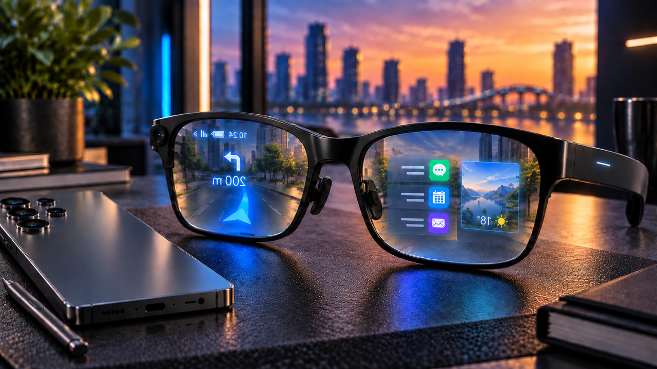 Samsung prépare de futures lunettes connectées dotées d'un écran couleur pour fin 2027