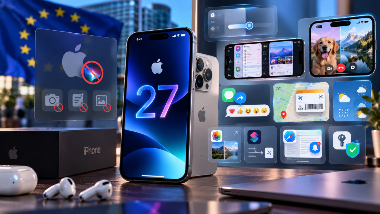 Sortie d’iOS 27 : nouveautés et limitations d’Apple Intelligence en Europe