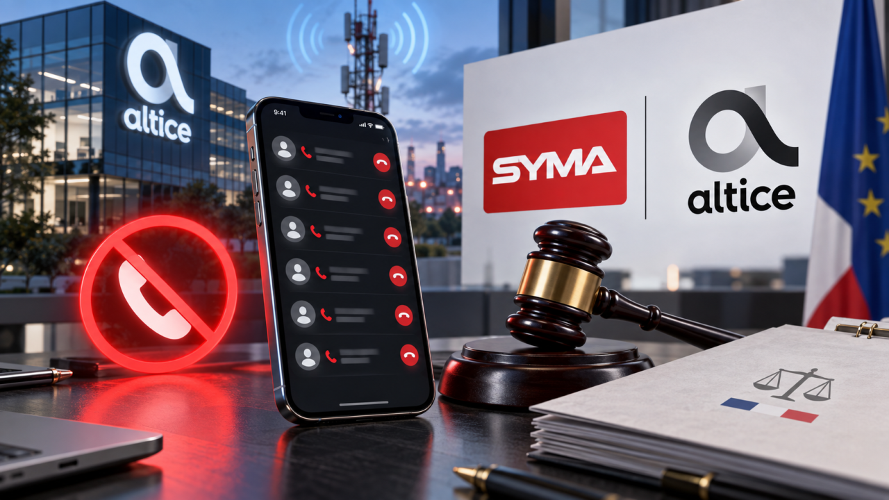 Démarchage téléphonique illégal : Syma Mobile condamné à une amende de plus de 1,1 million d’euros
