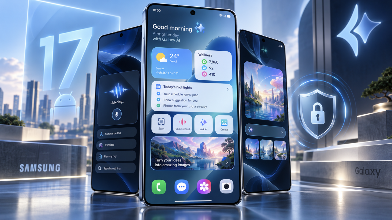 Samsung lance le déploiement stable de One UI 9 et Android 17