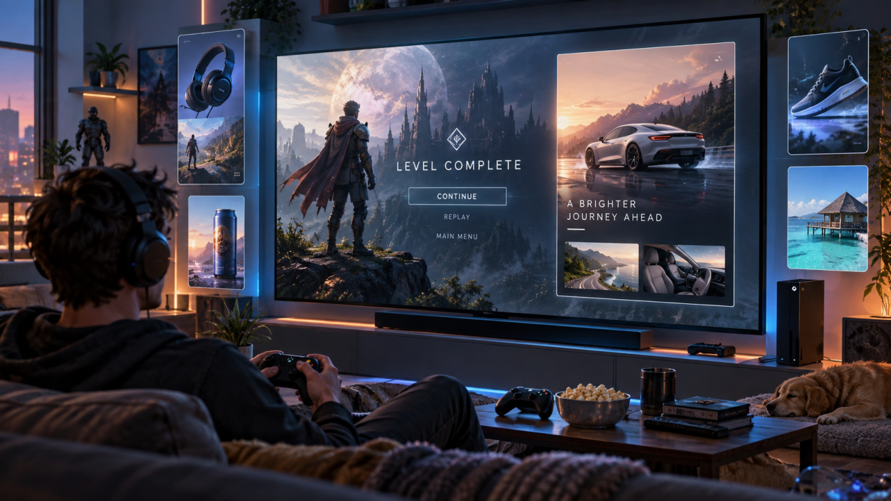 Jeux vidéo : Microsoft imagine des coupures publicitaires gérées par IA