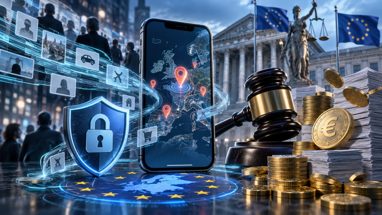 Nouvelle sanction européenne pour Google sur la géolocalisation et le RGPD