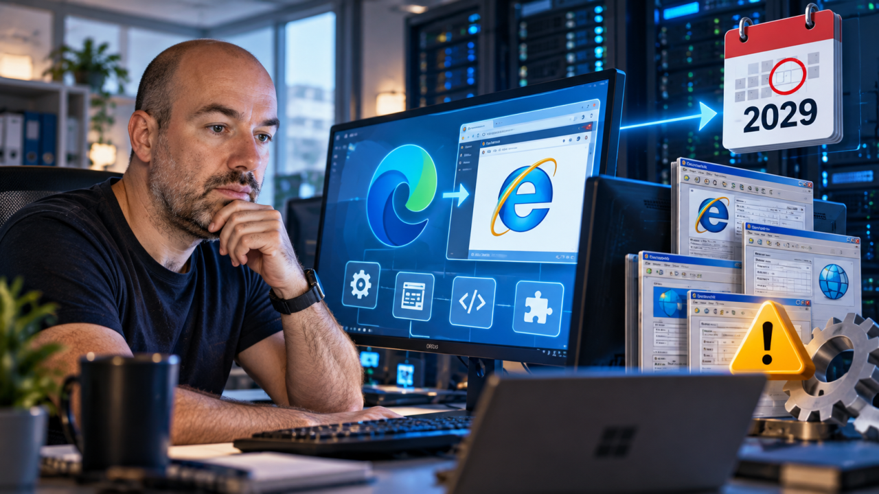 Microsoft rappelle que le support du mode Internet Explorer dans Edge s’arrêtera fin 2029