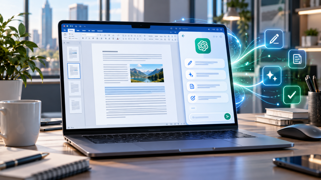 OpenAI déploie son assistant au sein du traitement de texte Word