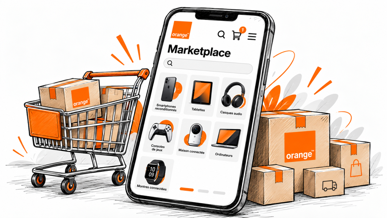 Orange lance sa place de marché de produits high-tech et reconditionnés