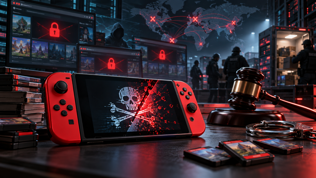 Nintendo obtient 4,5 millions de dollars contre un pirate de la Switch
