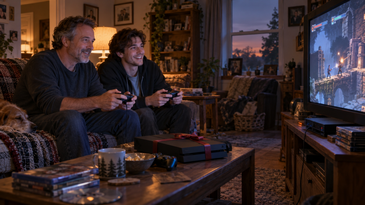 Un père et son fils partagent des années de jeu sur PlayStation 2 avant une surprise mémorable