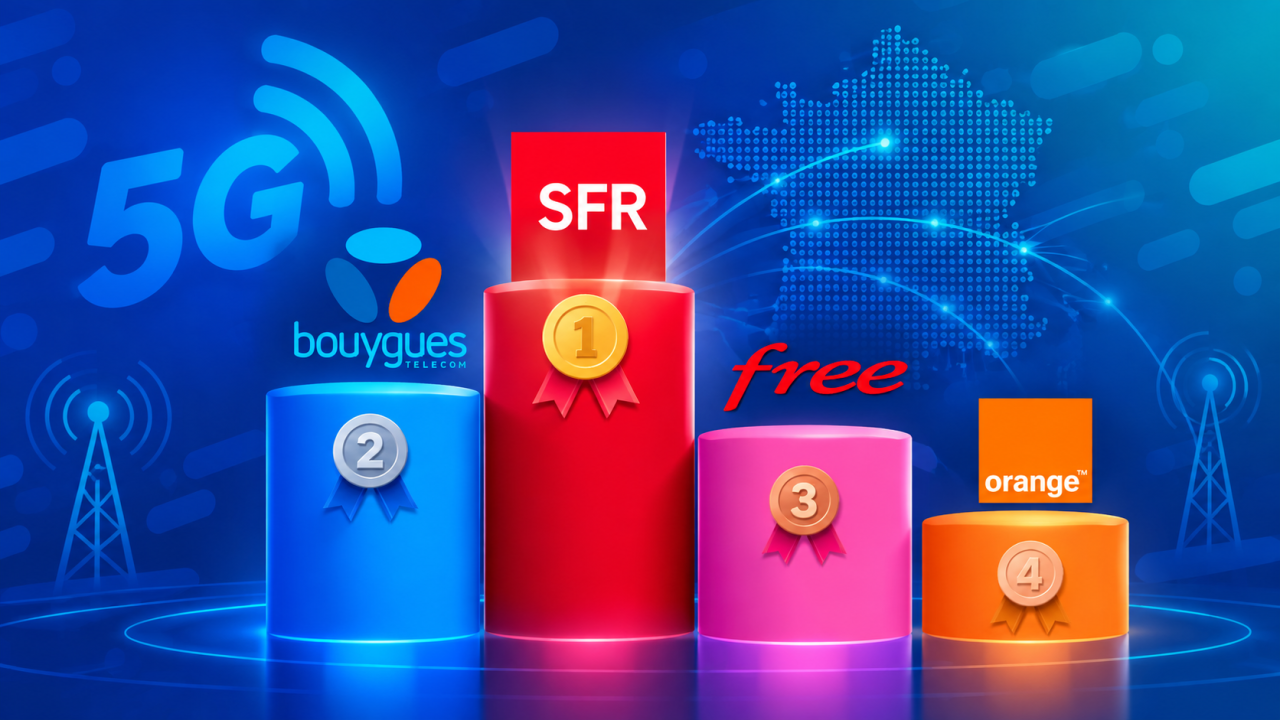 SFR prend la tête du classement nPerf de la couverture 5G en France