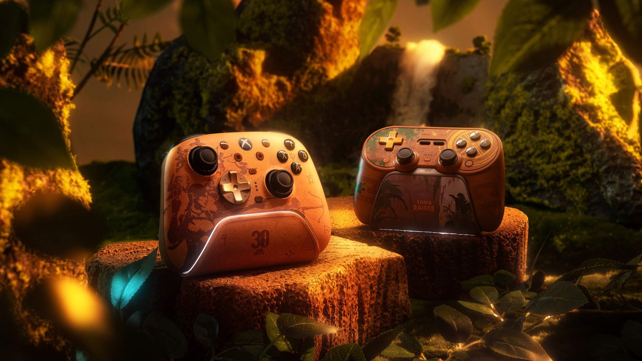 8BitDo lance deux manettes collector pour les 30 ans de Tomb Raider