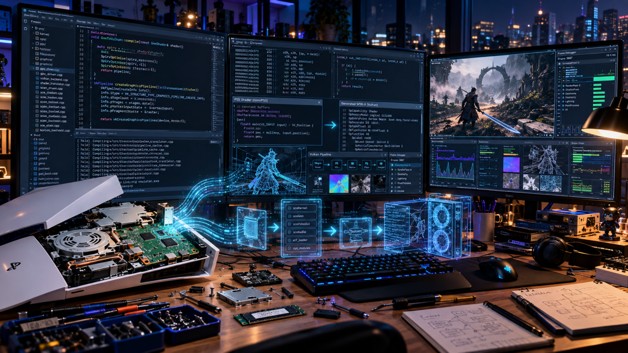 AnyPS5 : un nouvel outil open source pour exécuter des jeux PlayStation 5 sur PC