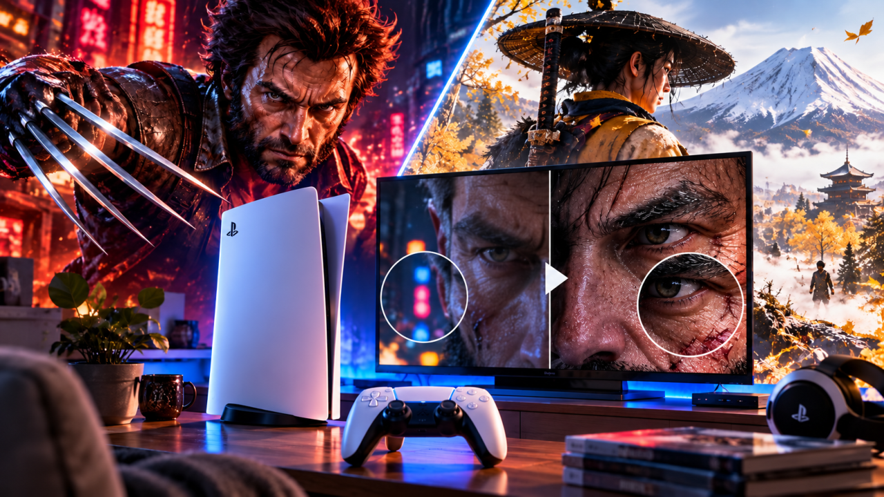 Sony déploie l’upscaling par IA sur la PlayStation 5 standard