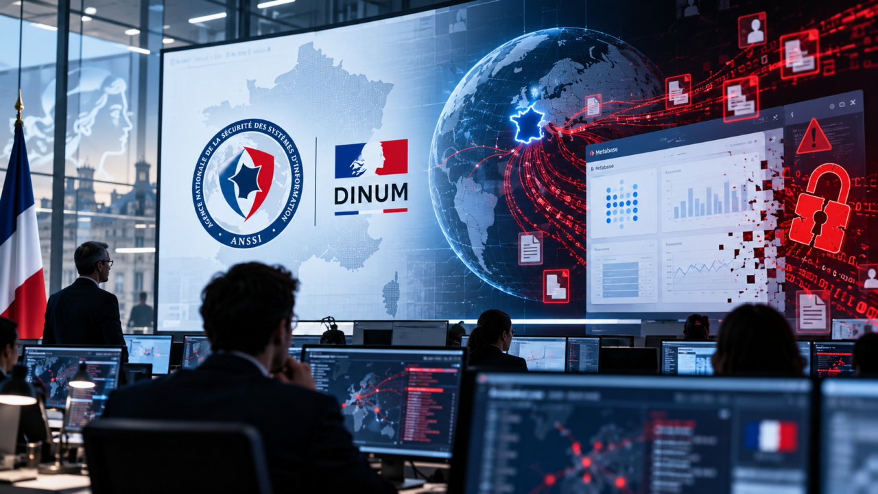 L’ANSSI et la DINUM compromises par une faille de Metabase