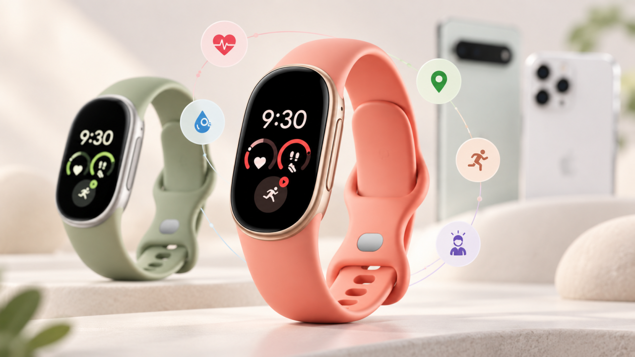 Design et caractéristiques du futur bracelet Fitbit Edge de Google