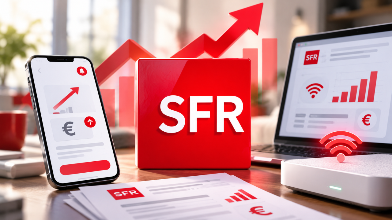 Hausse des prix chez SFR : forfaits mobiles et box internet concernés