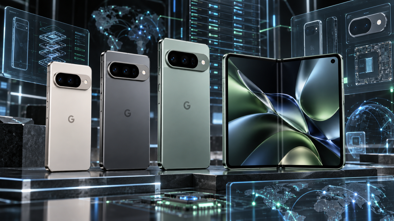 Pixel 12 : les formats d’écran des futurs smartphones de Google en fuite