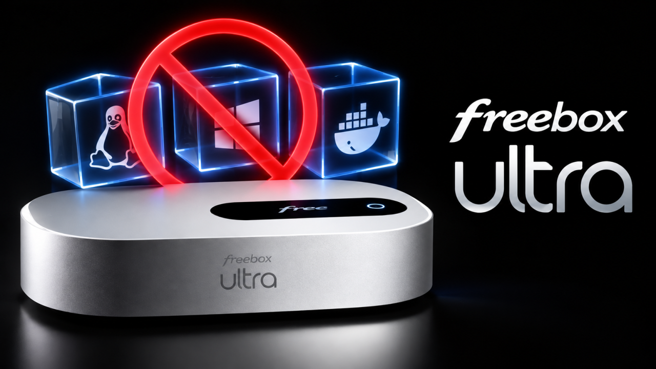 Une modification matérielle de la Freebox Ultra entraîne la disparition des machines virtuelles