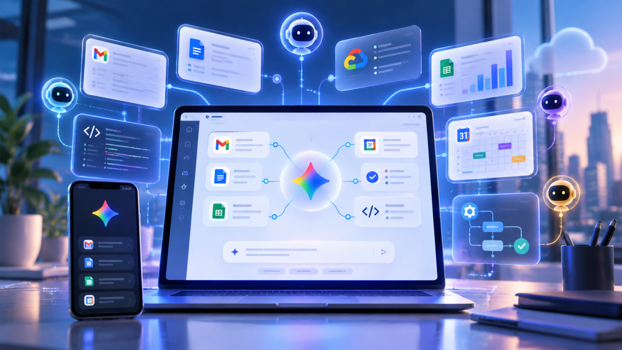 Google dévoile Gemini Agent pour automatiser les tâches complexes en entreprise