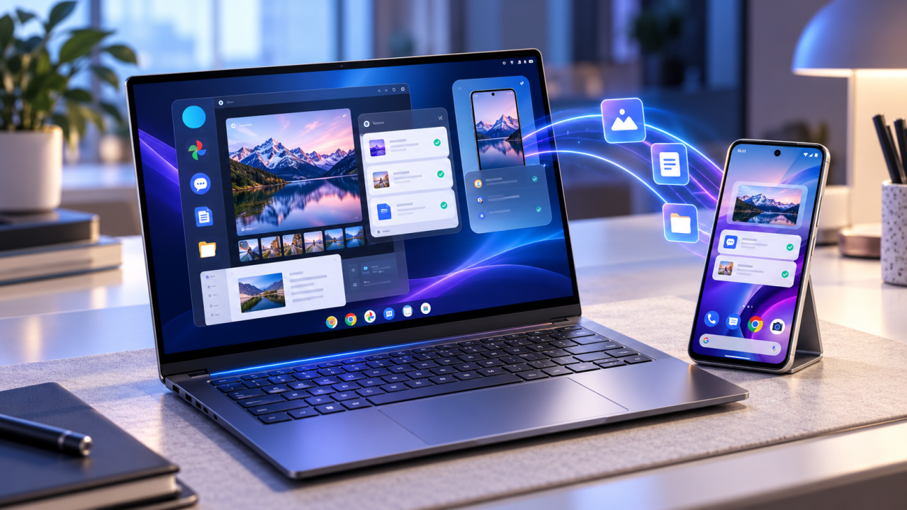 Googlebook déploie la compatibilité avec les Samsung Galaxy sous Android 17