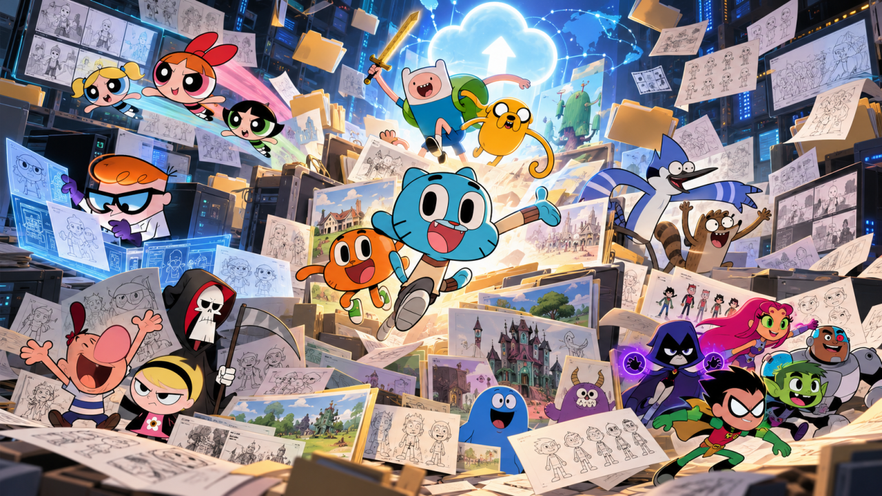 Plus de trente séries de Cartoon Network touchées par une fuite inédite de fichiers de production