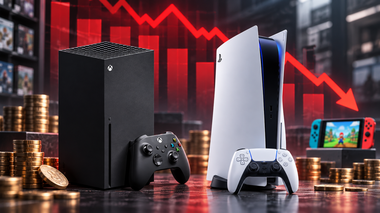 Sony et Microsoft subissent un recul historique de leurs ventes de consoles