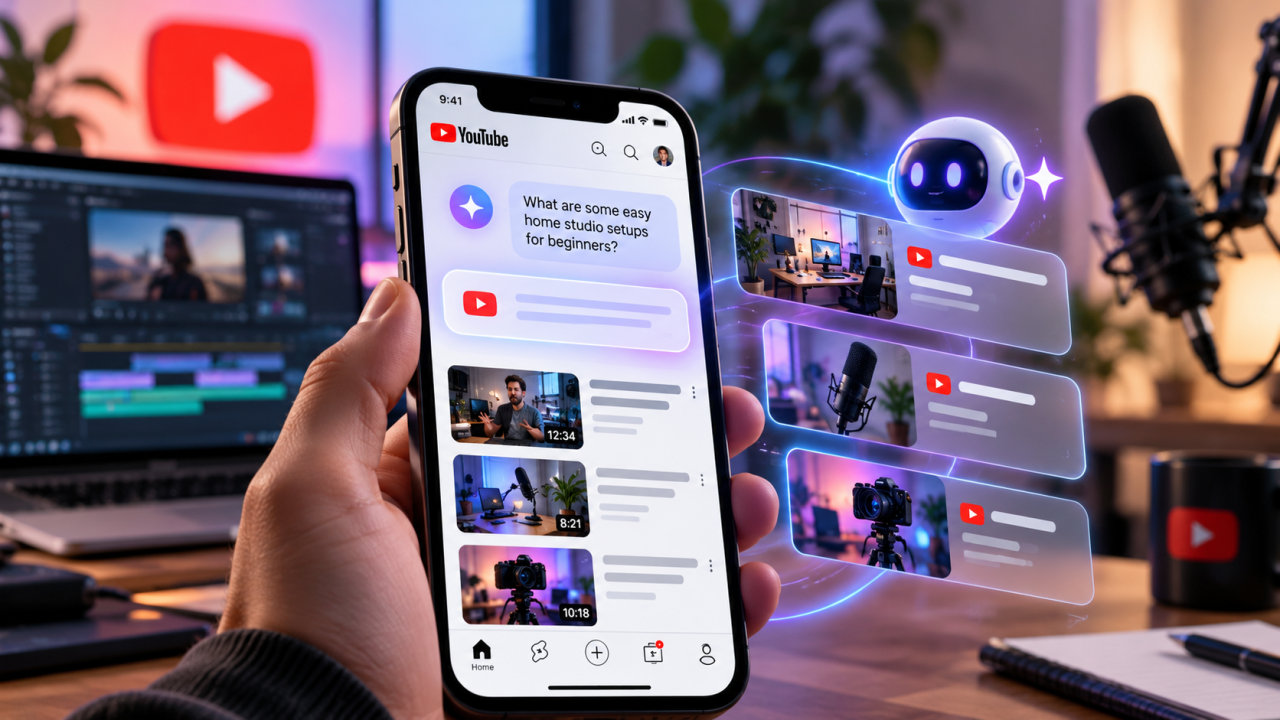 Google intègre la recherche par intelligence artificielle Ask YouTube sur Android et iPhone