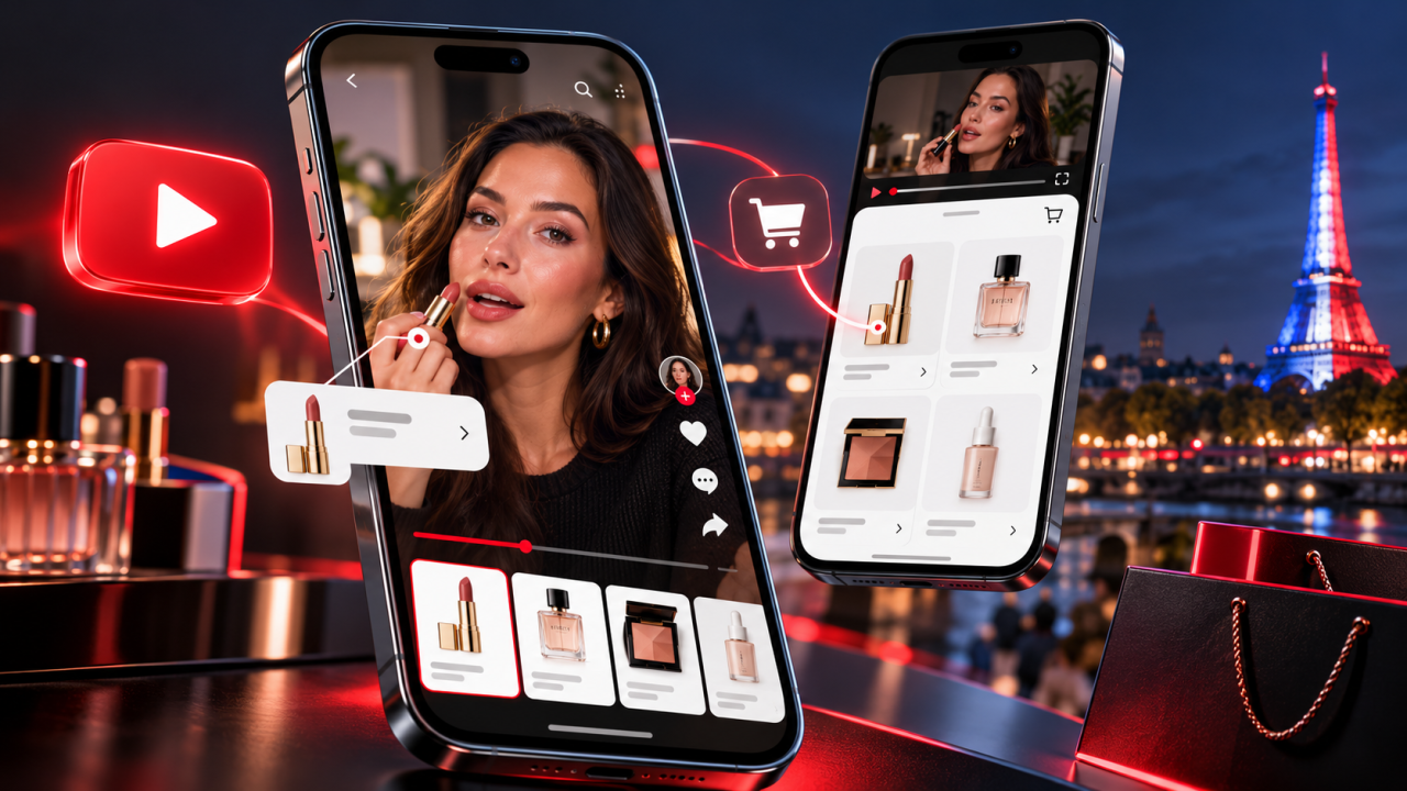 YouTube Shopping s’installe en France et offre de nouveaux leviers de monétisation aux créateurs