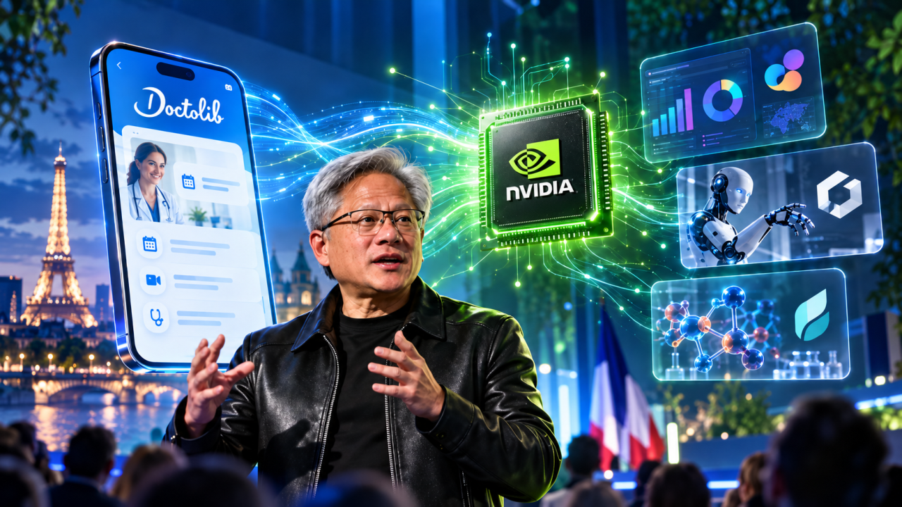 Nvidia renforce sa présence en Europe avec des investissements ciblés dans Doctolib et trois autres start-up