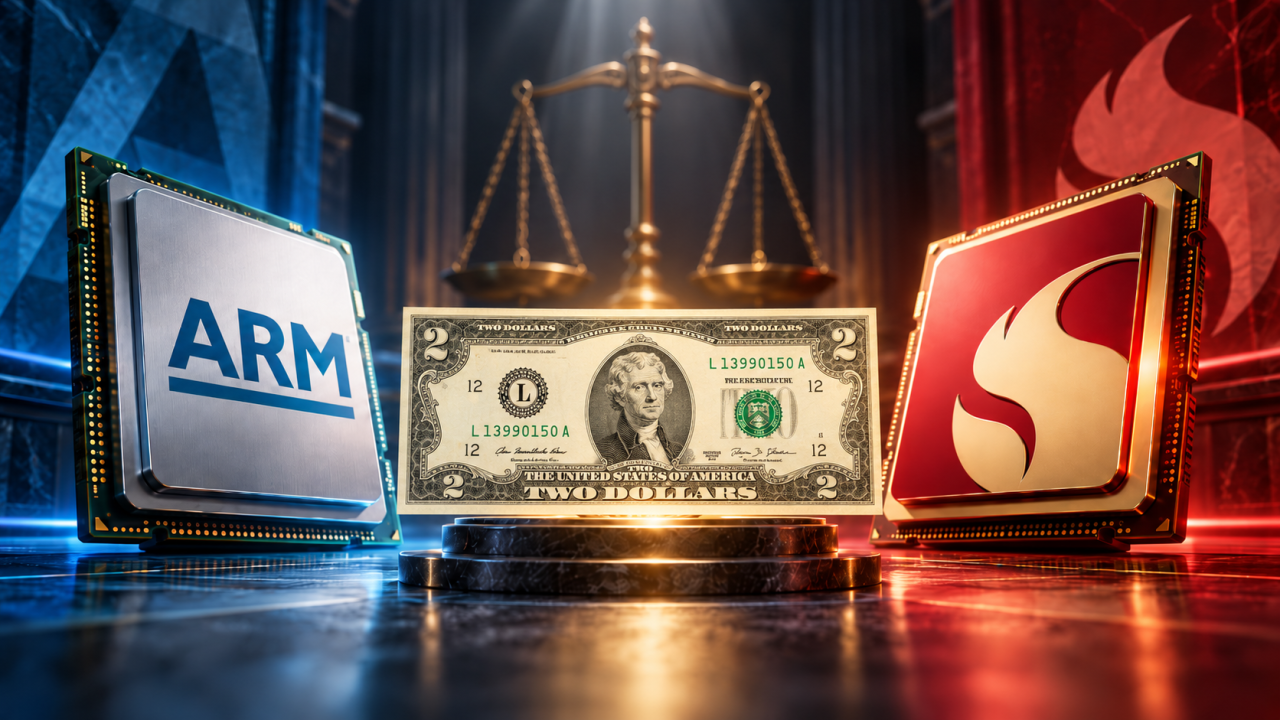 Qualcomm remporte une victoire judiciaire 2 dollars face à Arm