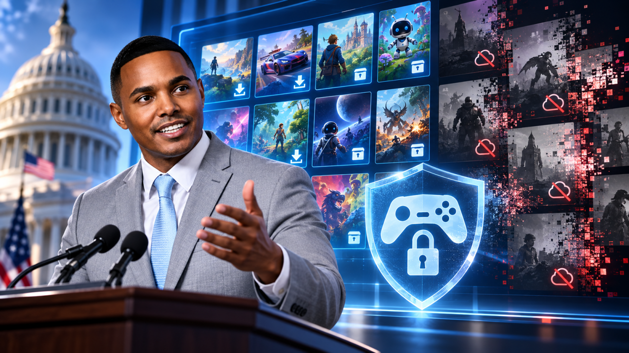 Un élu américain veut un projet de loi pour garantir la propriété des jeux dématérialisés